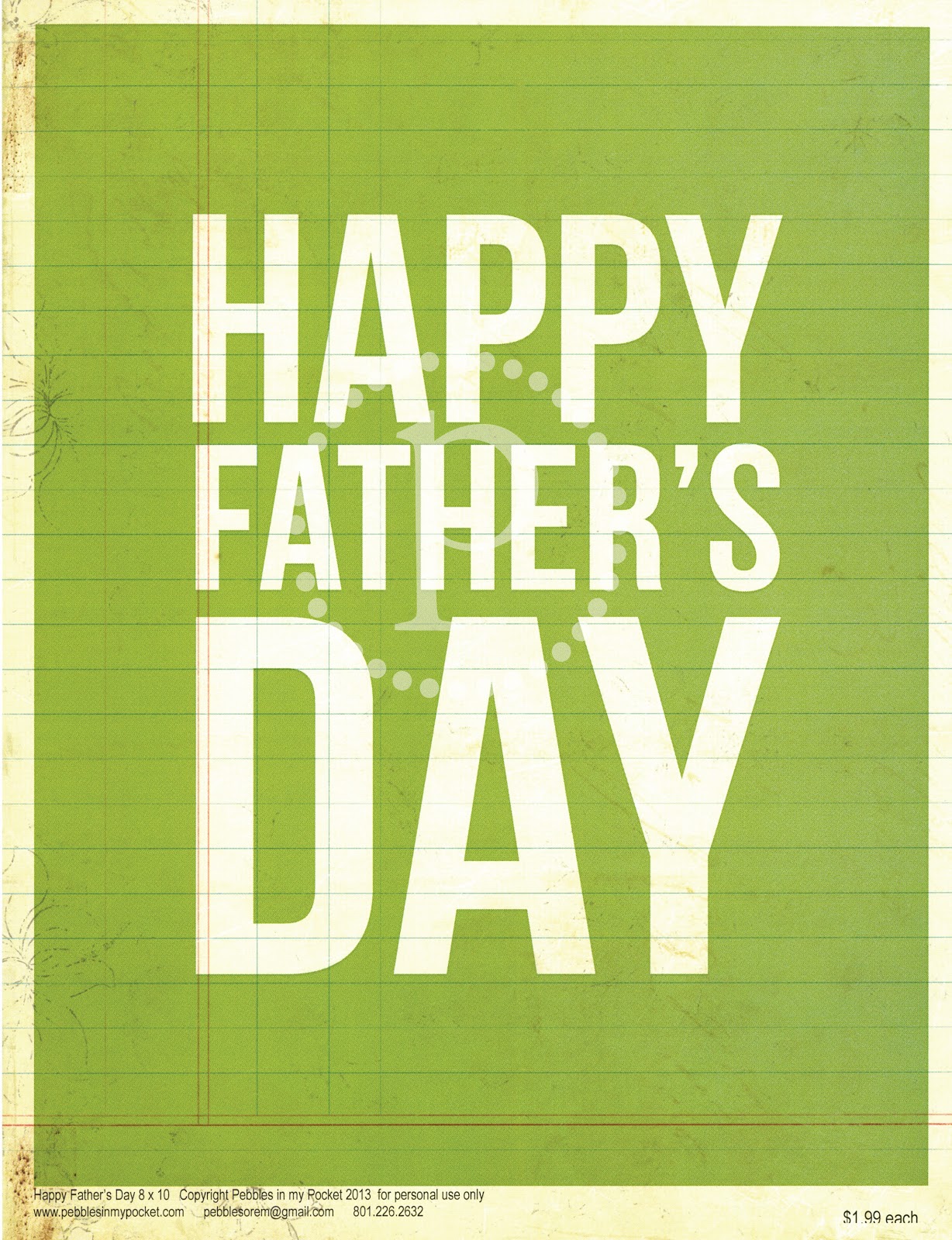 Pebbles In My Pocket Blog: father's day quotes