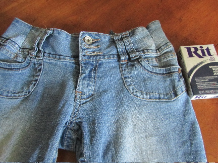 creative savv: Customizing second-hand jeans for a teen girl