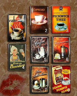 pósters cafetería pósters café vintage