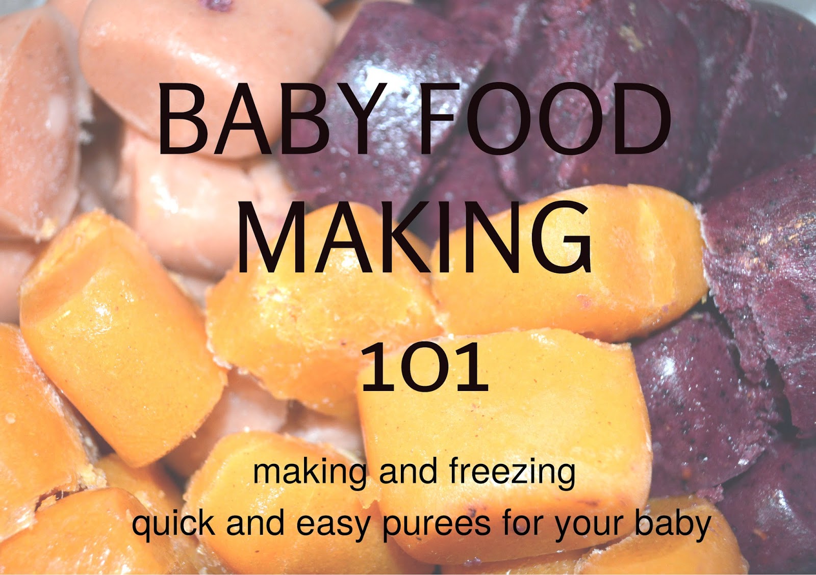 Loving Life: Baby Food Making 101 - Making and Freezing Quick and Easy
