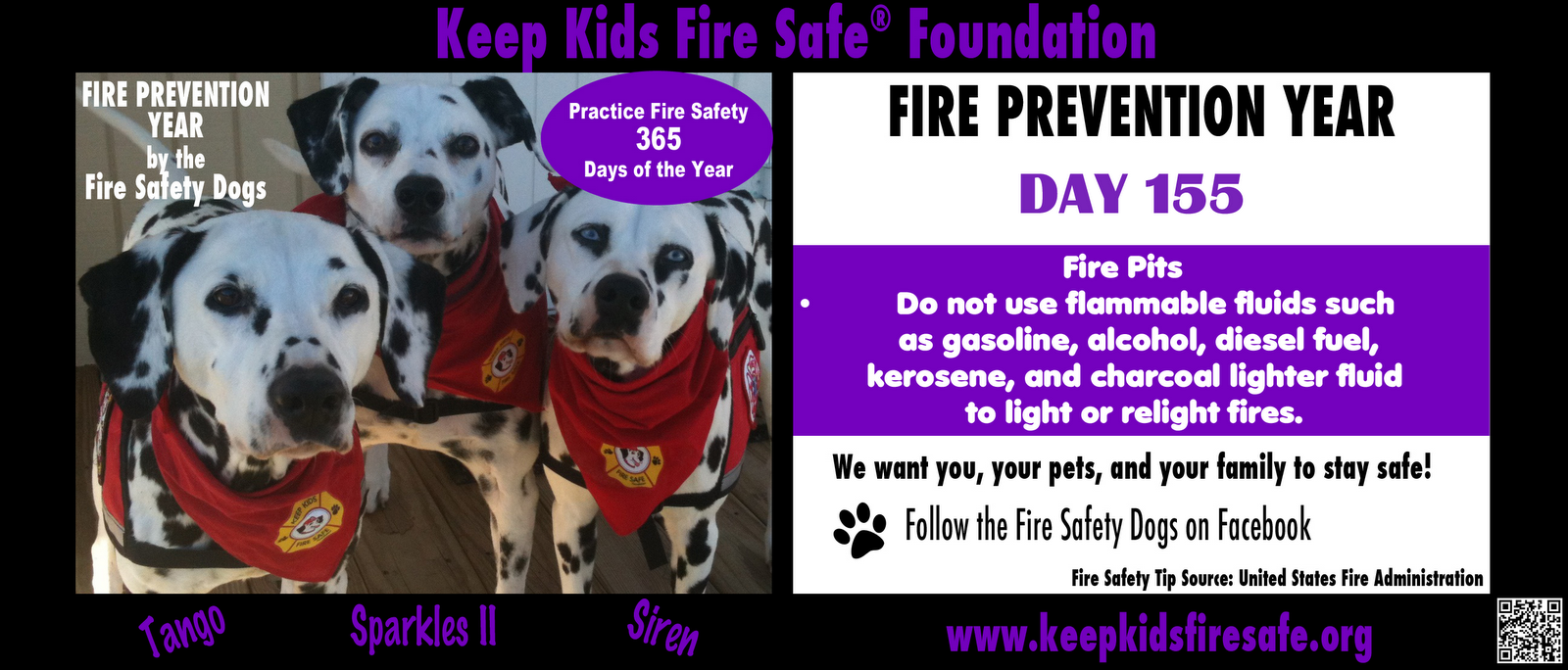 Sparkles the Fire Safety Dog Fire Safety Tip 155 365