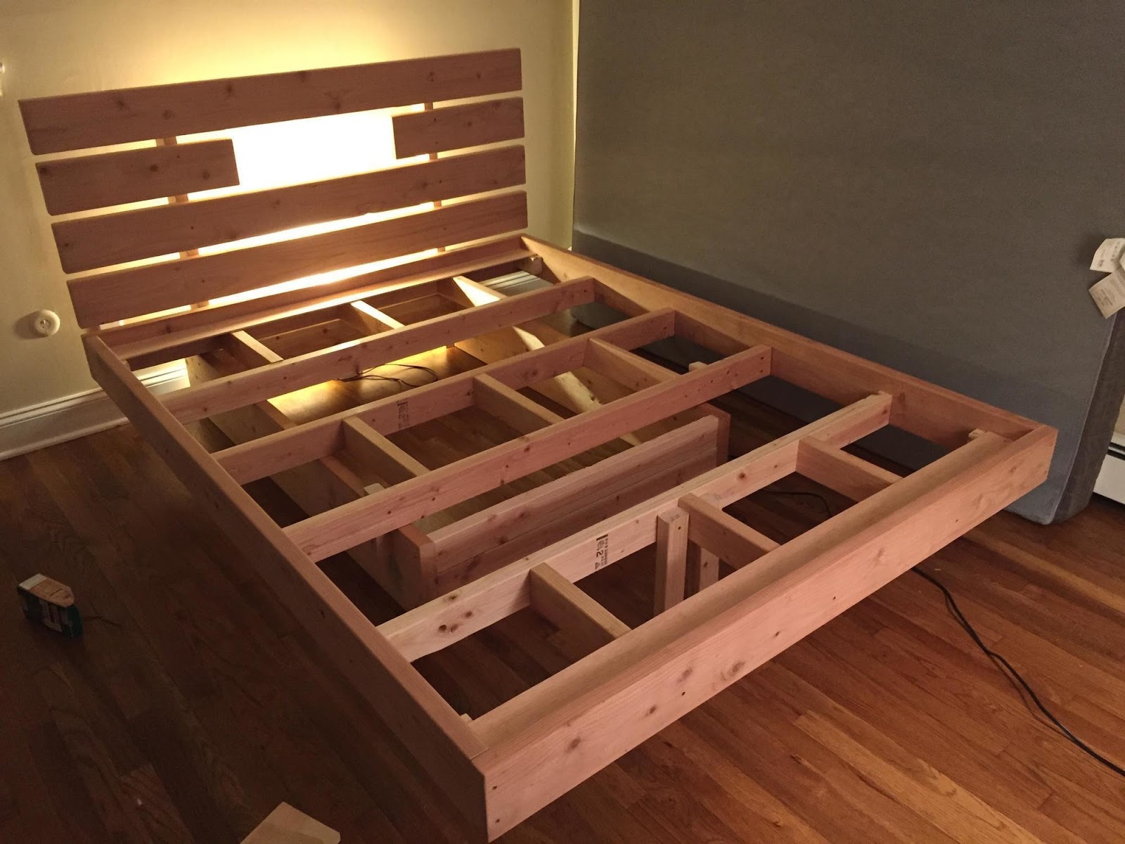 diy floating bed project