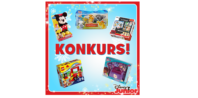 Wygraj zestaw zabawek z postaciami seriali Disney Junior Konkurs