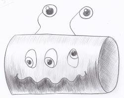 cylinder cartoon draw