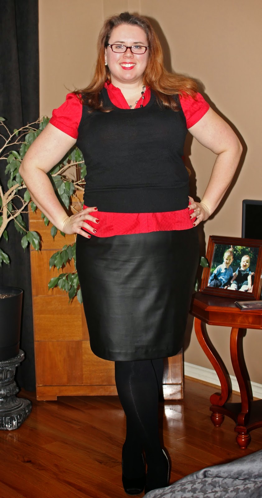 What Mama Wears: Red and Black and Pleather