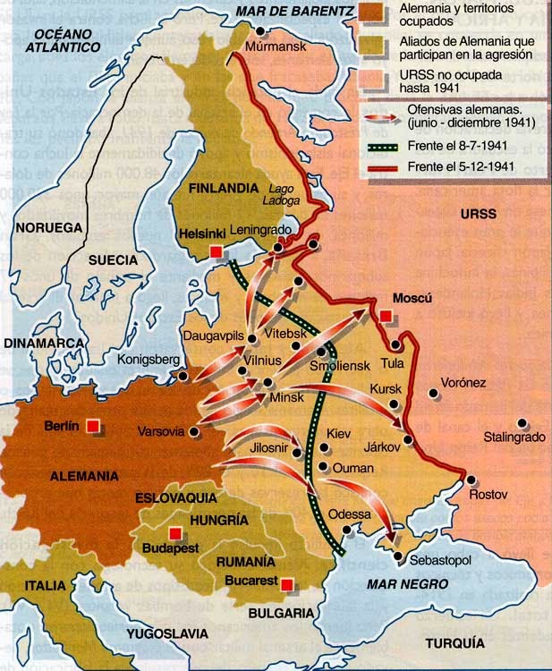 Clases de Ciencias Sociales: Mapas de la Segunda Guerra Mundial