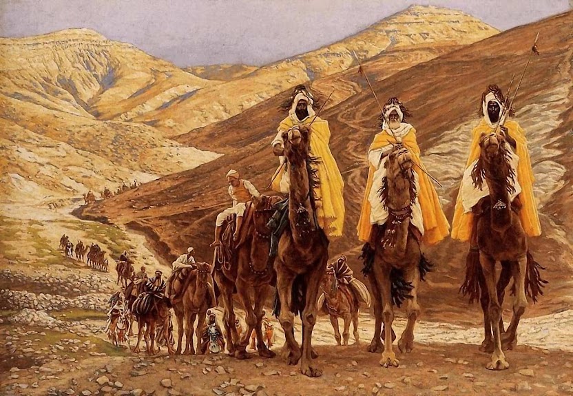 'A viagem dos Magos' (1894), James Jacques-Joseph Tissot (1836-1902). Brooklyn Museum, New York City.
