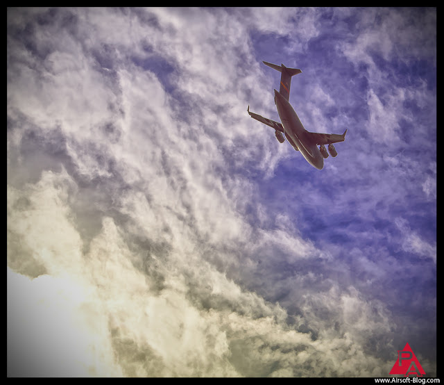 Veterans Day, Boeing C-17A Globemaster III, Military-Transport Aircraft, HUGE Military Cargo Plane, Veterans Day C-17 Flyover in Redlands, USAF, United States Air Force, Airsoft Guns, Pyramyd Airsoft Blog, Tom Harris Media, Tominator,