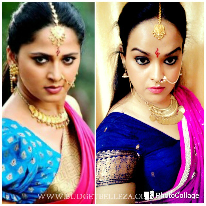 Recreating Anushka Shetty's Devasena Look of Bahubali 2 - Budget Belleza |  Indian Beauty Blog | Makeup Looks | Product Reviews | Brands | Swatches