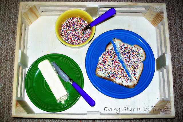 Making Fairy Bread from Australia (Montessori Practical Life Activity