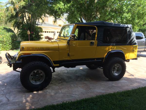 1983 Jeep Scrambler Pickup With Soft Top For Sale