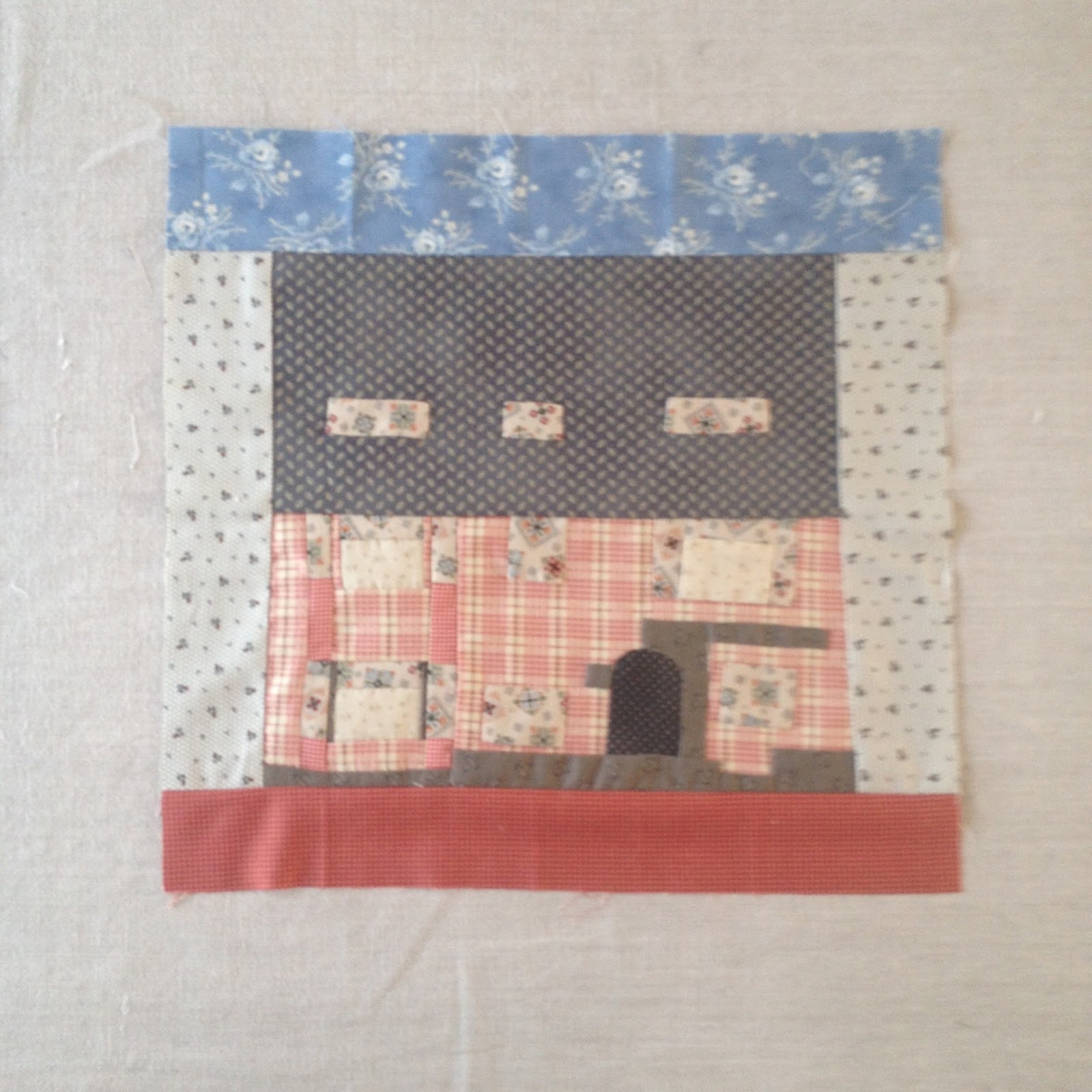 Tovernaald: nieuw huisjesquilt huisje bouwen