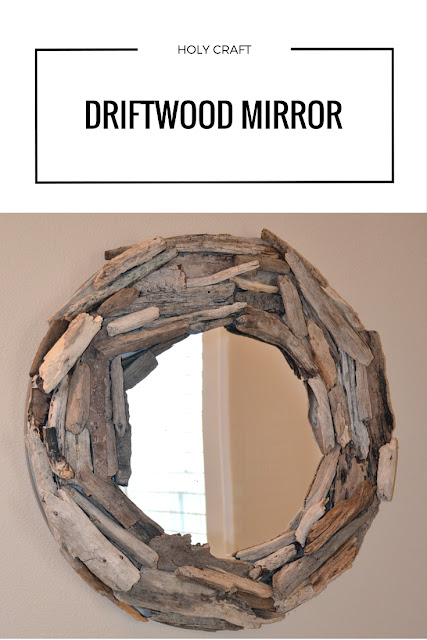 how to make a driftwood mirror