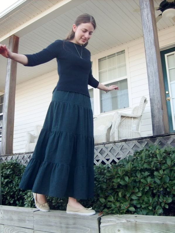 Thoughts and Thimbles: Tiered Skirt Tutorial