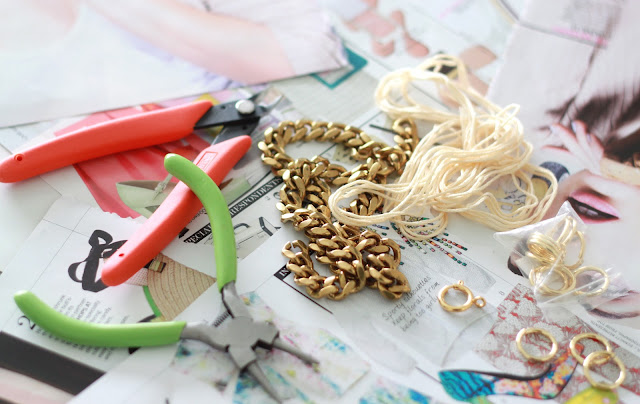 DIY Aurelie Bidermann Inspired Chain Necklace