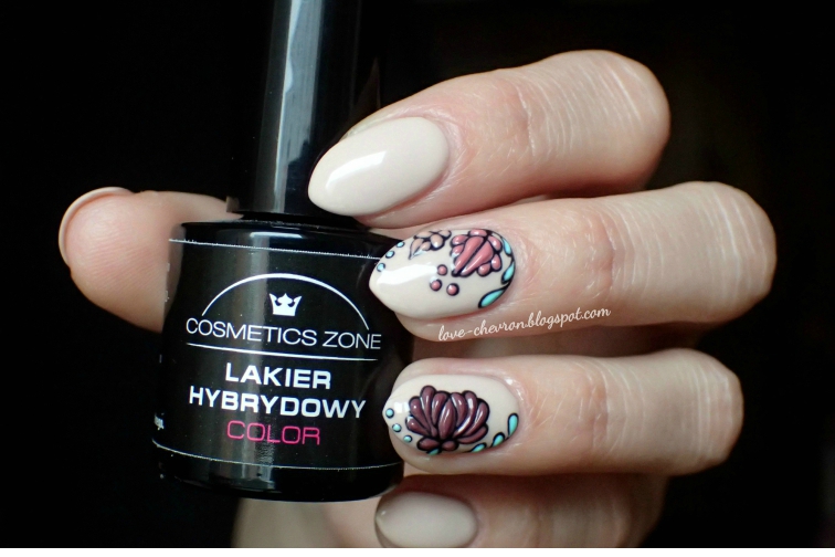 paznokcie hybrydowe inspiracje fakturowe zdobienie paznokci