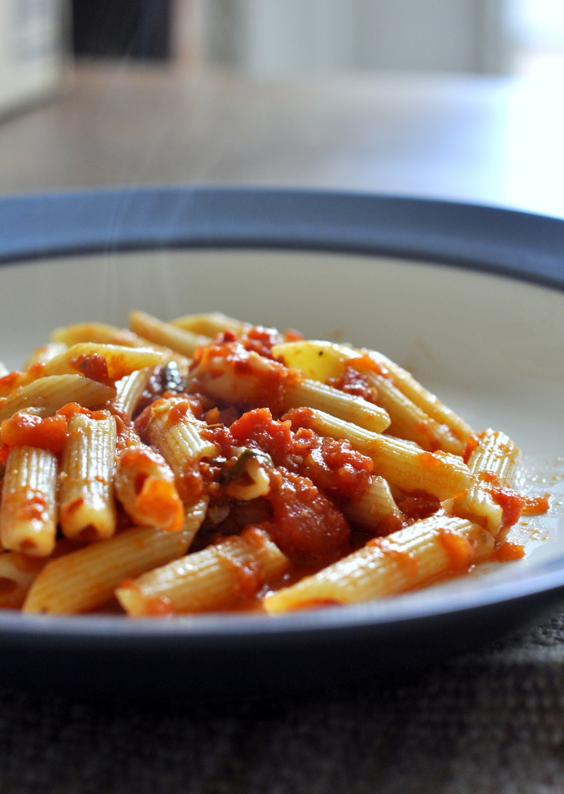 Spicy Penne all&amp;#39;Arrabbiata {and the Willingness to Suffer}