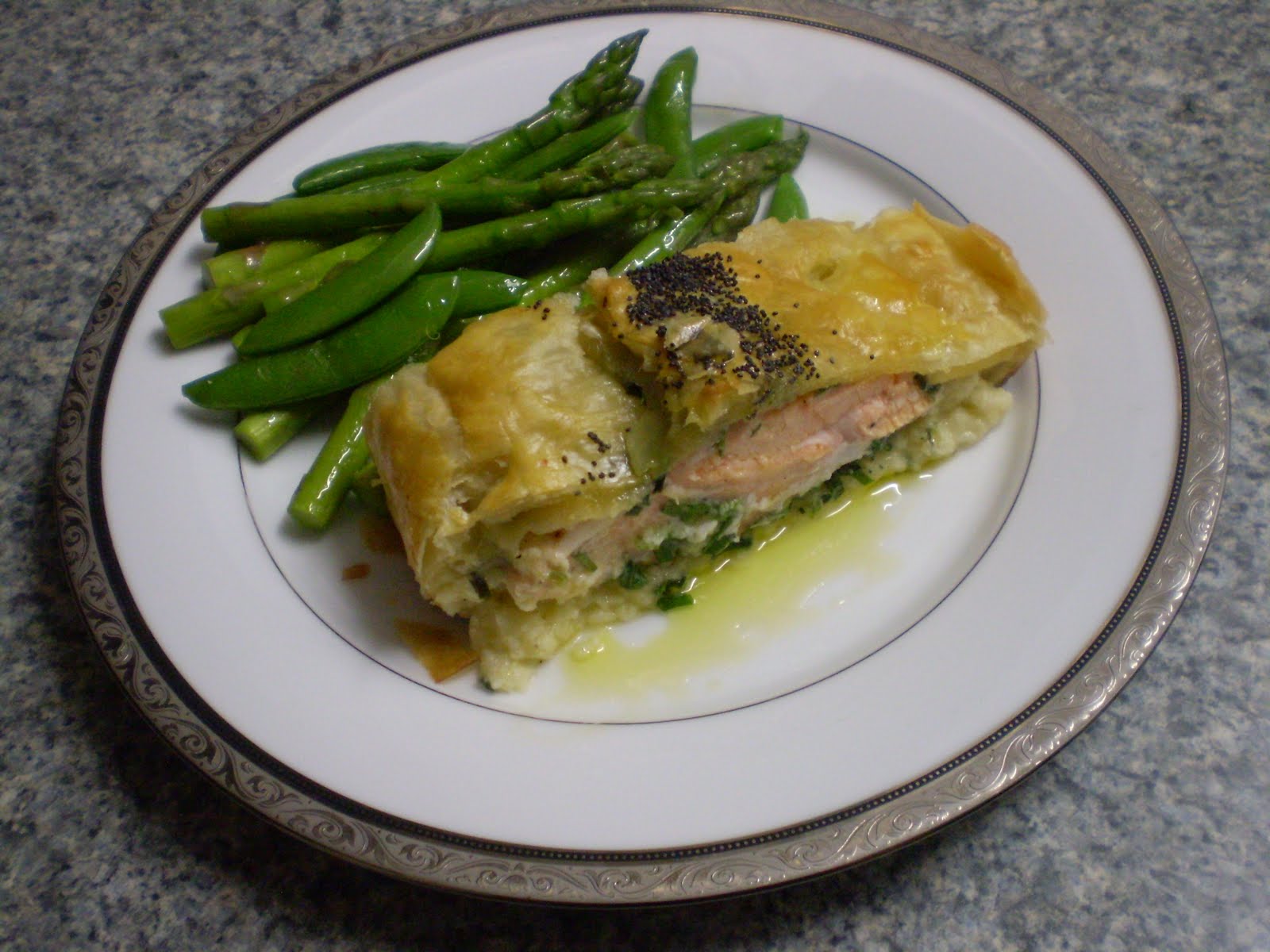 . 70's Restaurant Revisited Salmon En Croute