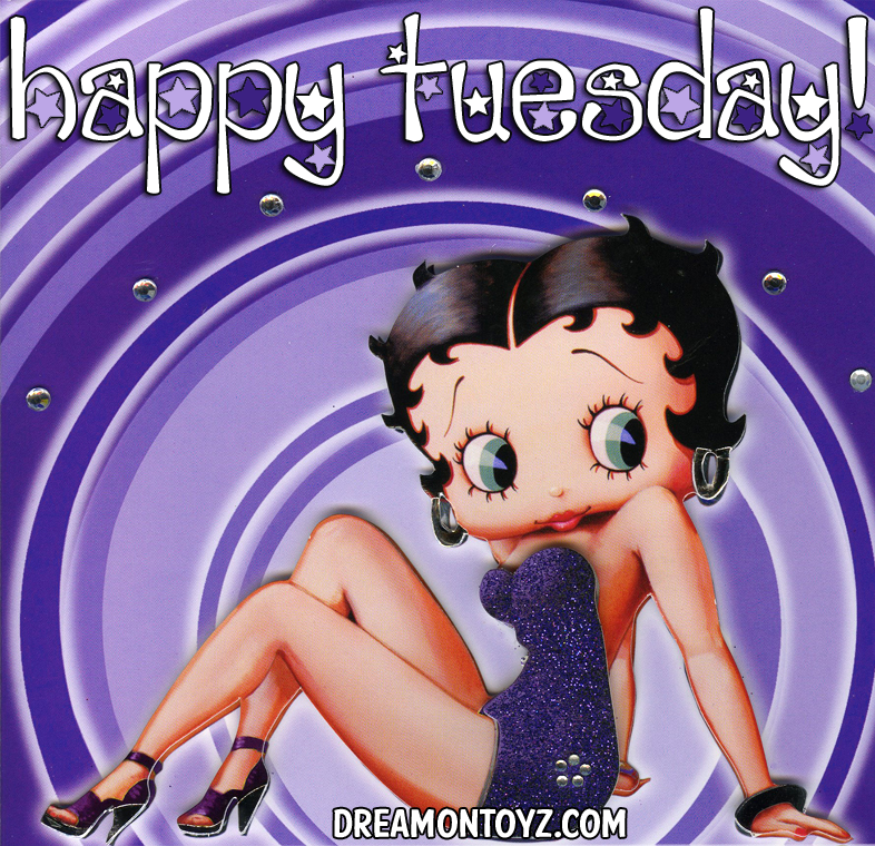Betty Boop Happy Tuesday images.