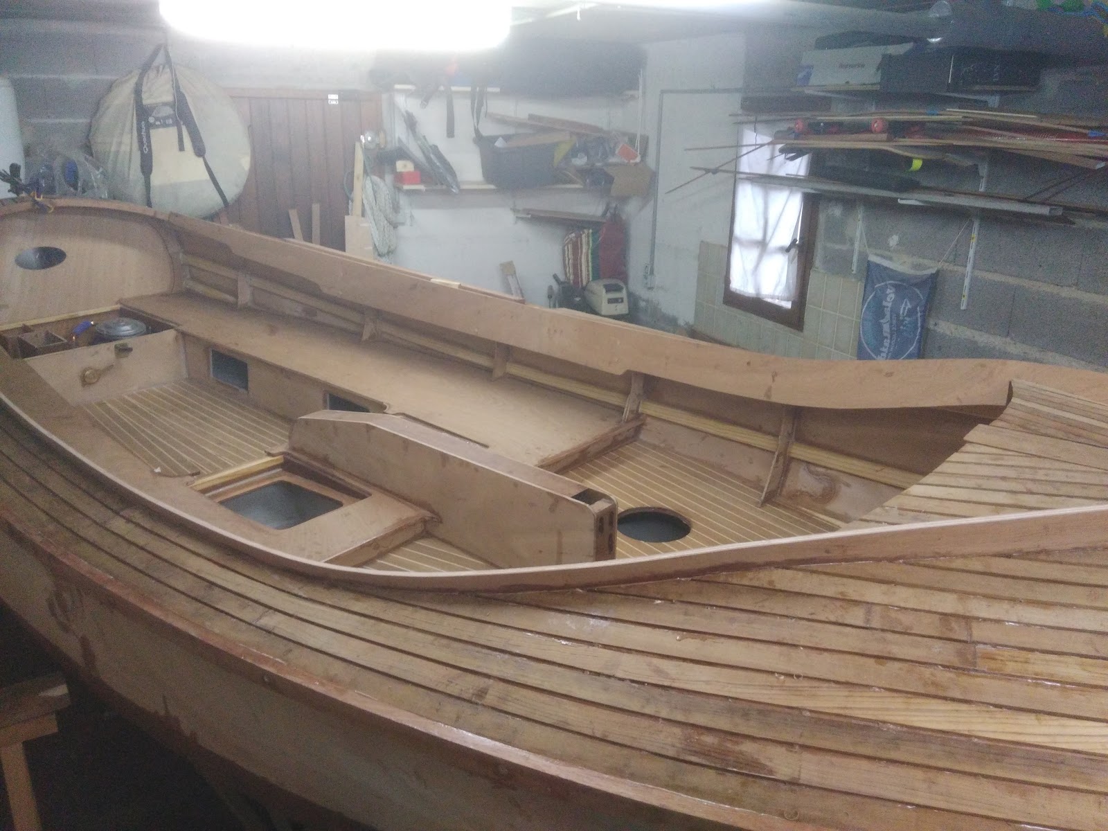 Building and sailing a John Welsford Pathfinder Coamings