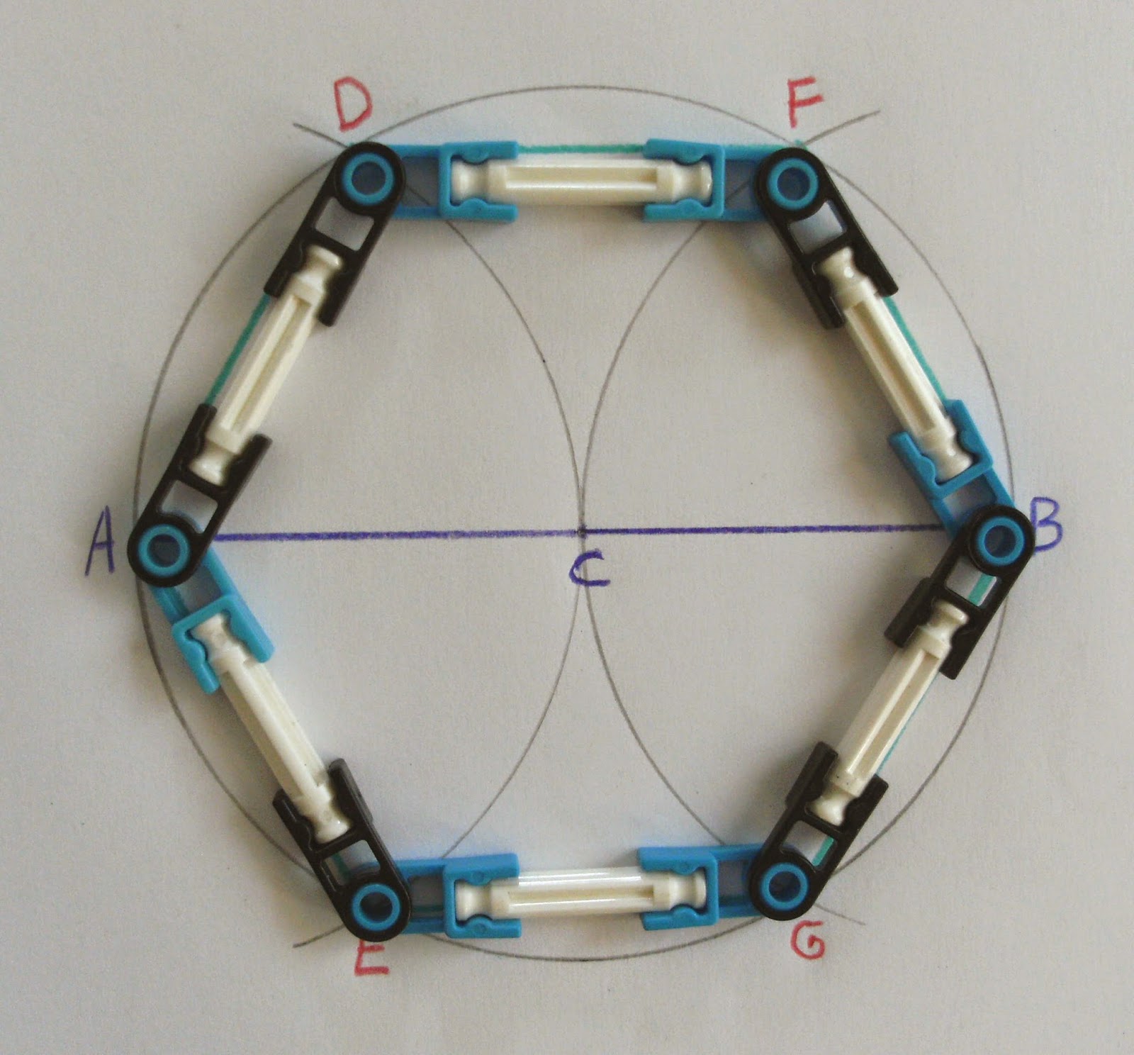 Yet Another Hexagon Inscribed in a Circle | Math on the ... Yet Another Hexagon Inscribed in a Circle | Math on the ...