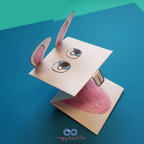 Paper Bunny Hand Puppet - The Joy of Sharing Paper Bunny Hand Puppet - The Joy of Sharing
