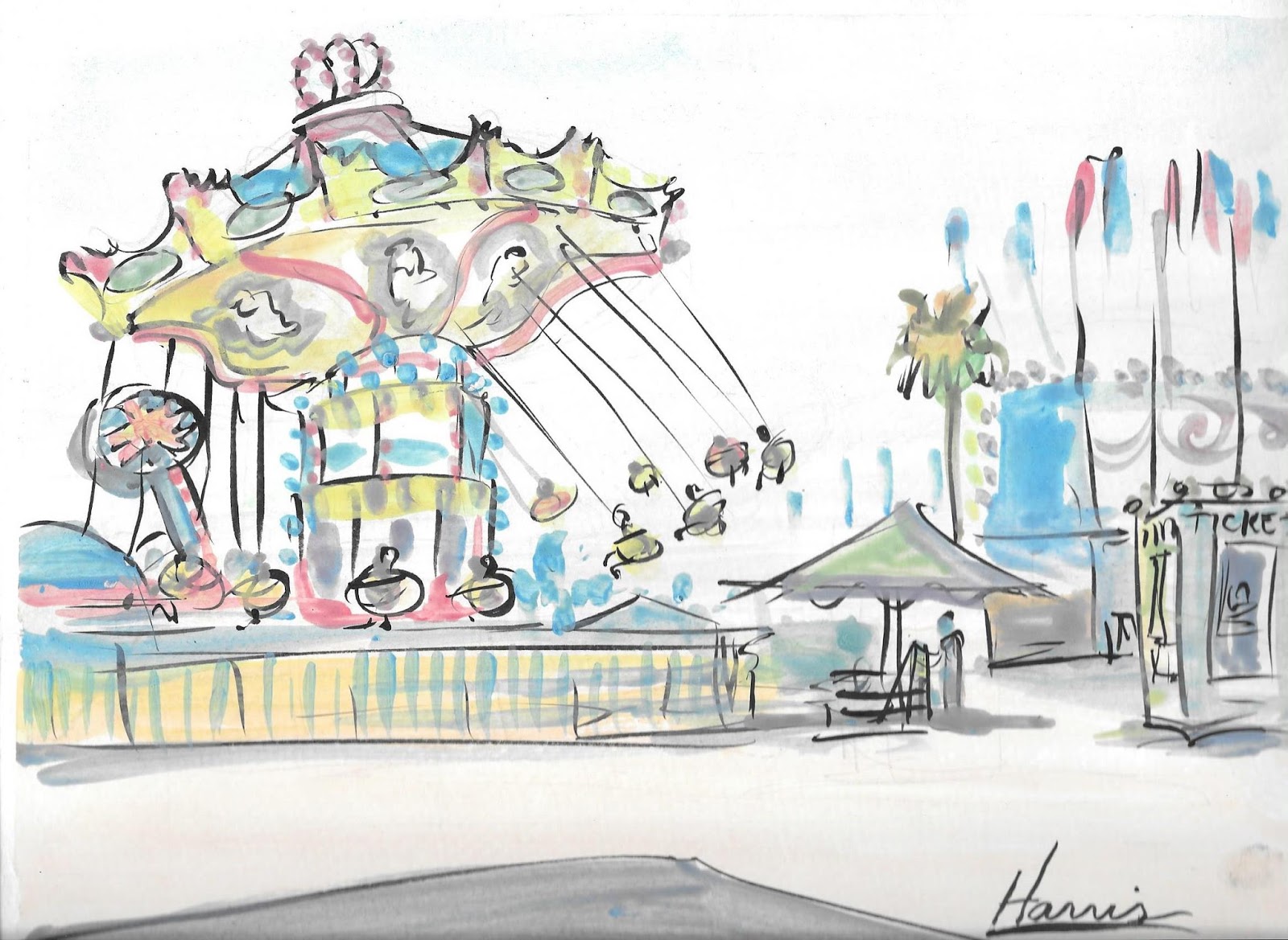 Plein Air Ventura Fair Swings