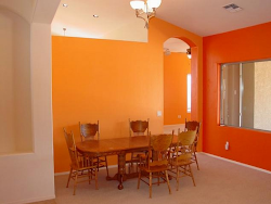 room orange dining colour living walls colors combinations light colours kitchen combo shades another expert few tips area klub clean