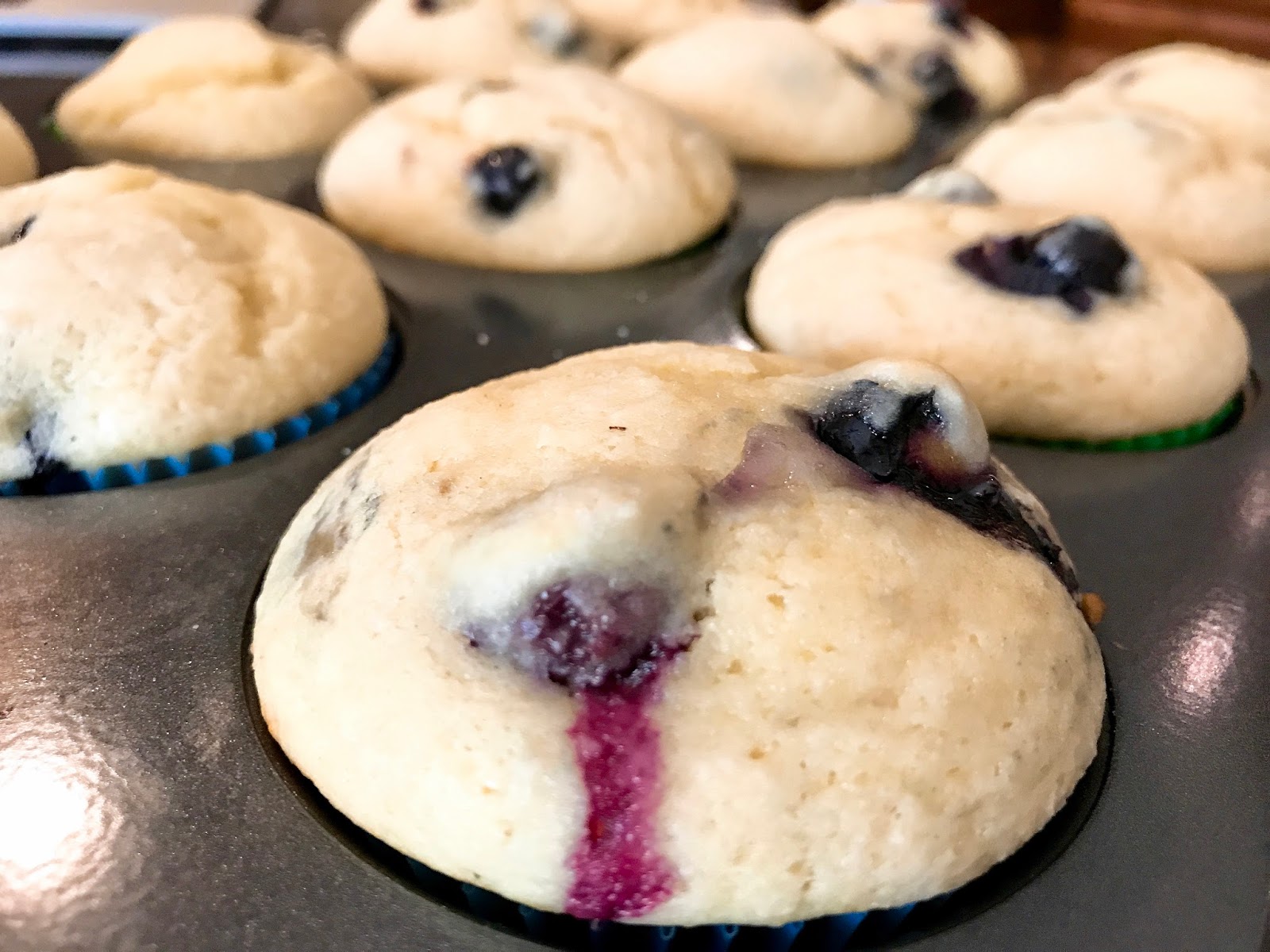 Blueberry Ricotta Muffins