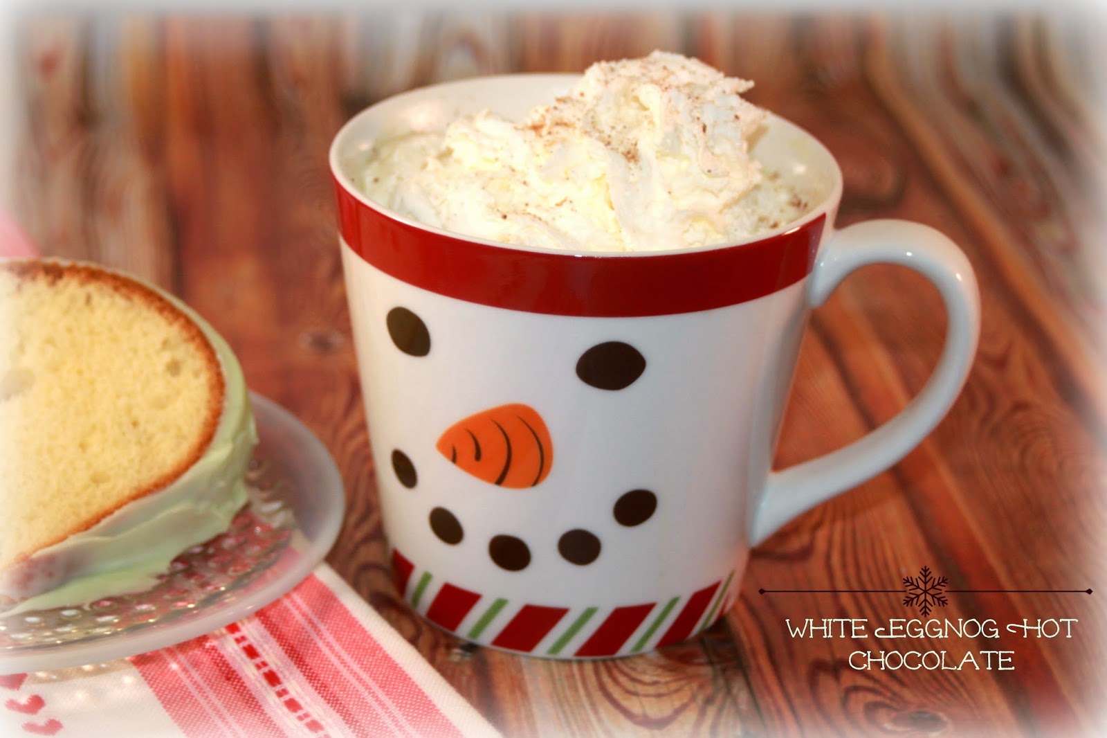 White Eggnog Hot Chocolate Crazy for Cookies and More
