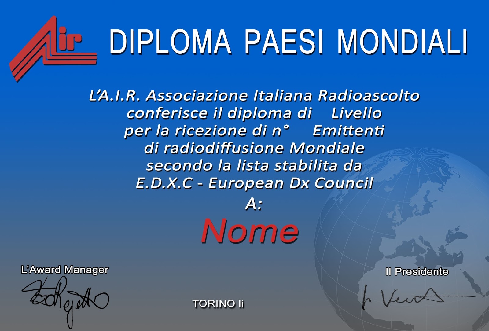 SCARICA QSL DA EQSL