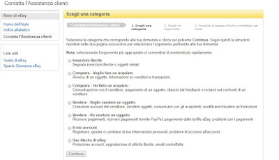 Assistenza Clienti eBay sito Assistenza Clienti eBay