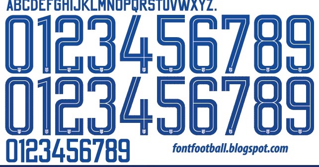 FOOTBALL: Font Vector USA 2018 kit