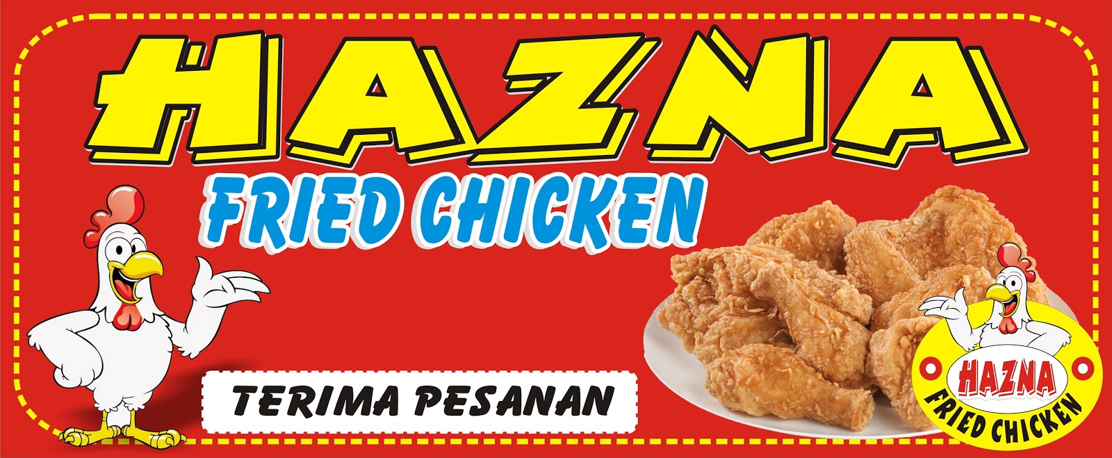 Download Contoh Spanduk Fried Chicken Format CDR KARYAKU