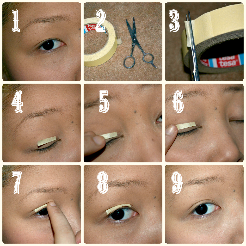 Albums 101+ Images how to make your eyes look asian with tape Sharp