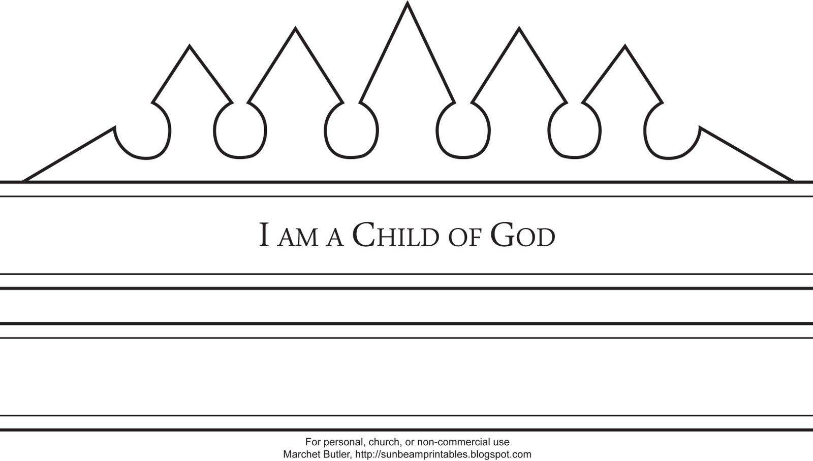 im a child of god coloring pages - photo #5