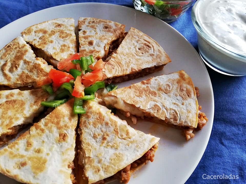 Quesadillas de carne Sincronizadas Caceroladas