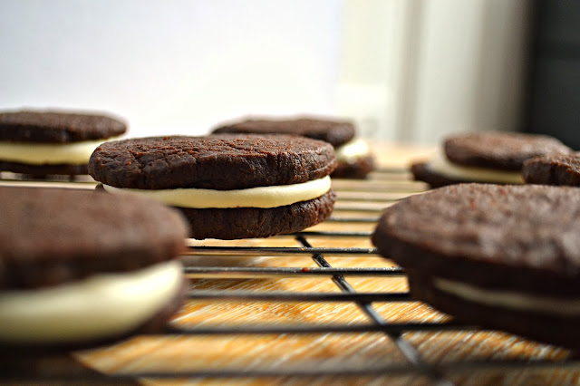 Homemade Oreo Cookies and Santa Hats by Bakeaholic Mama #BringtheCOOKIES