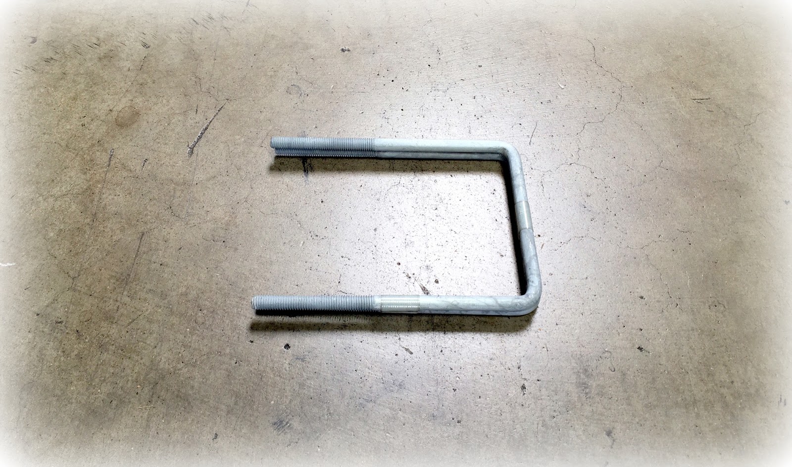 Excellence In Custom Fasteners & Hardware Custom Galvanized Square Bent U Bolts 3/8 X 7" In