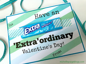 Extra Gum Valentine Printables