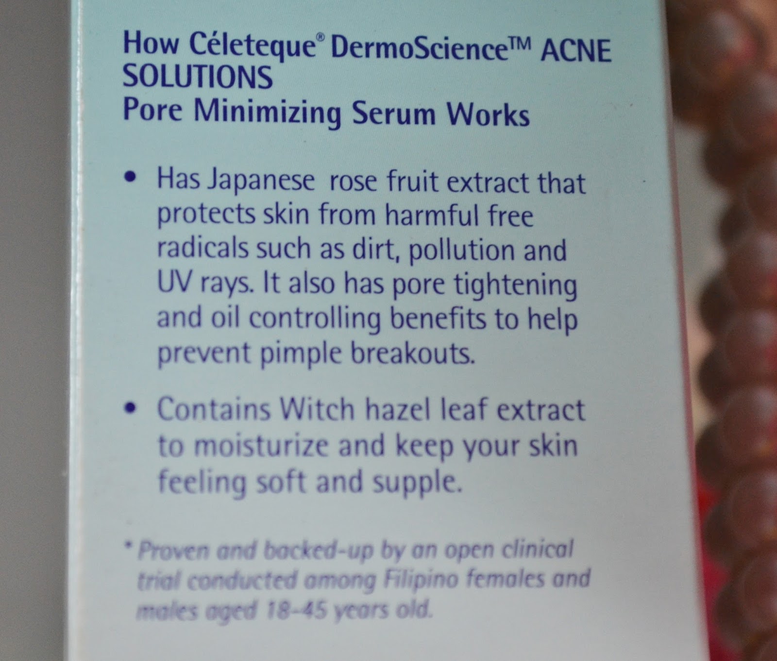 celeteque pore minimizer