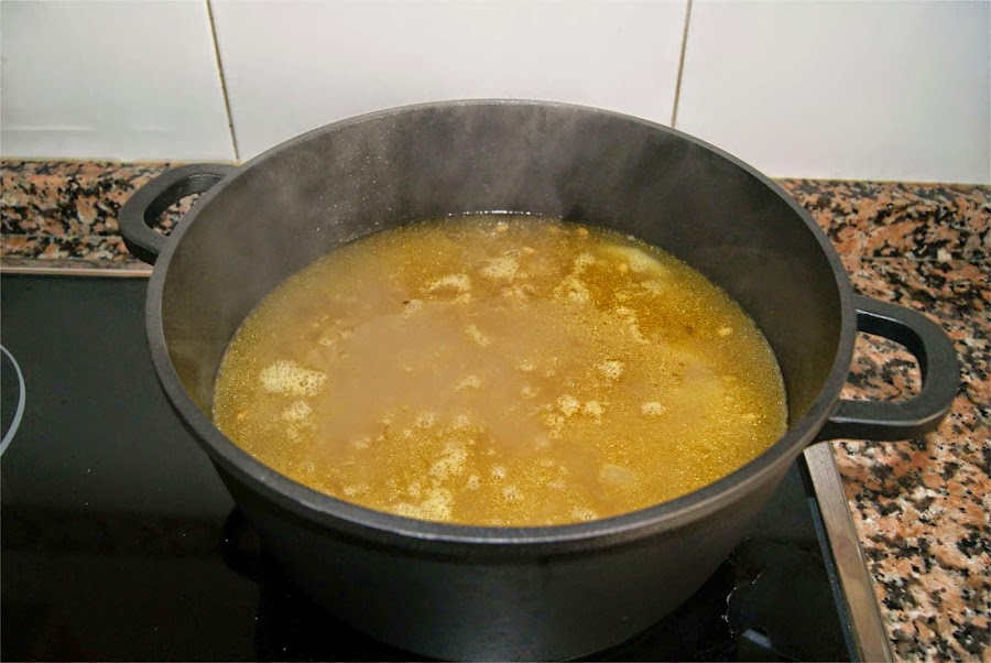 sopa de lentejas paso 4