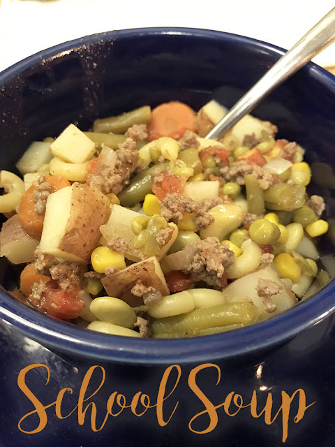Vegetable Beef soup for a chilly day
