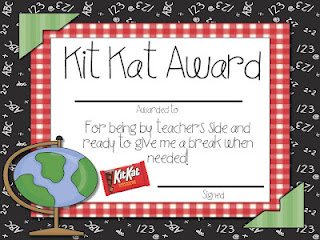 Run! Miss Nelson's Got the Camera: Candy Student Awards Giveaway