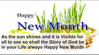 Happy new month Wishes