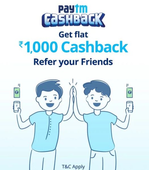 Get Loot Offer 100% Paytm Reffer & Earn Cash