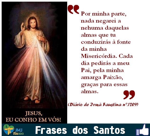 Frases dos Santos: Santa Faustina