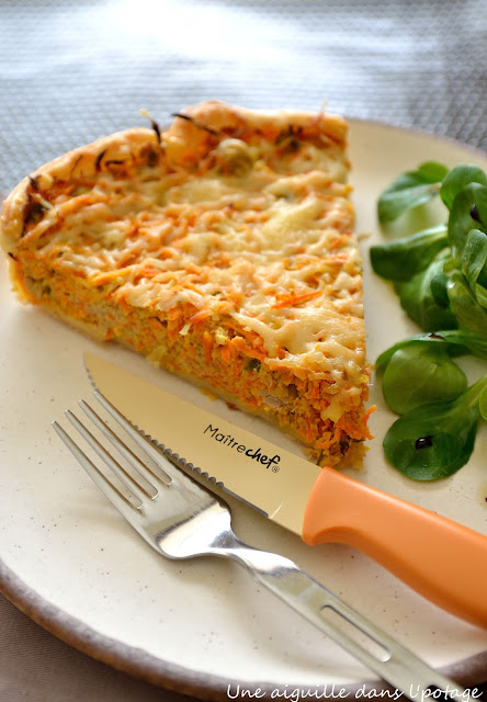 quiche-carotte-râpée-thon