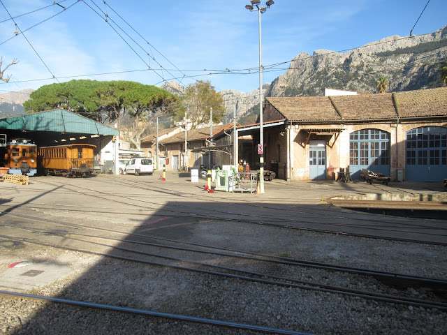 Bahnhof Soller Mallorca Betriebswerk