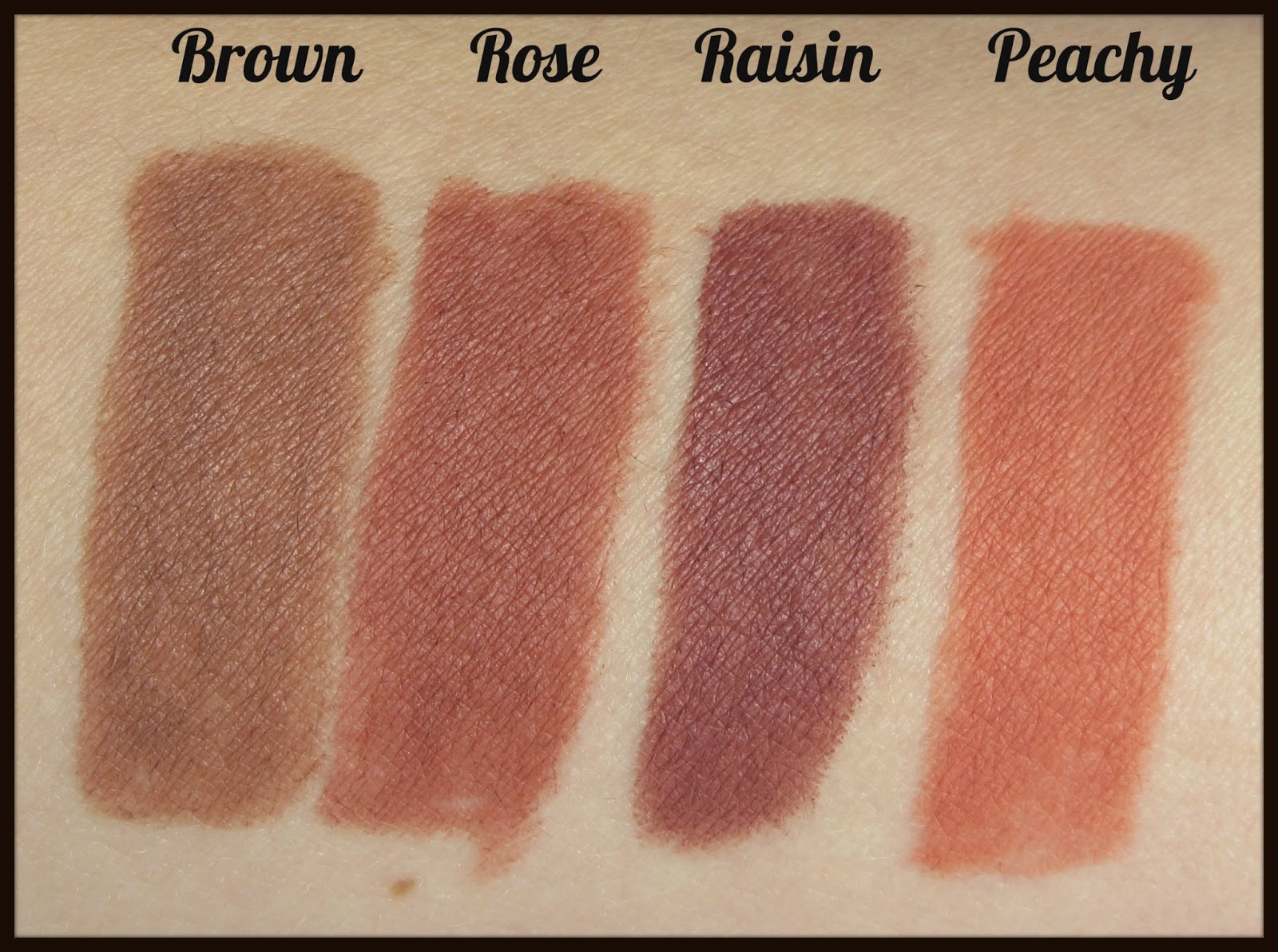 *Nina's Bargain Beauty* ELF Mineral Lip Liners Review and Swatches
